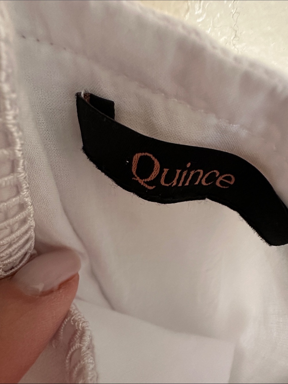 Quince White Women's Midi Dress European Linen M - Picture 4 of 7